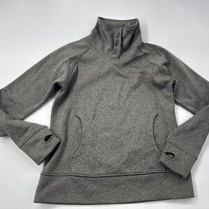 Kavu Pullover Hiking Shirt Womens Small Gray Long Sleeve Running Performance Gym